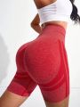 Yoga Basic Wide Waistband Sports Shorts