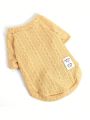 Pet Clothes, Knit Sweater For Autumn And Winter, Warm Dog Clothes For Bichon And Teddy, Basic Clothing