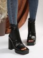 New Arrival Spring & Autumn Fashionable Single Ankle Boots For Daily Wear