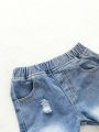 Infant Boys' Water Wash Soft Distressed Denim Jeans For Streetwear