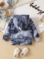 New Arrivals Baby Boy Cool Camo Print Casual Hooded Pullover Sweatshirt, Versatile