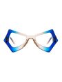 1pc Irregular Oversized Cat Eye Butterfly Y2k Personality Fashion Sunglasses