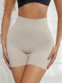 Women'S High Waisted Solid Color Body Shaping Shorts