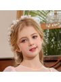 Super Fairy Beauty Sen Tie smart flowers hair hoop garland for children