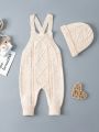 Baby Boy'S Overalls Knitted Sweater
