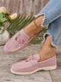 Casual Breathable Sports Shoes With Fabric Upper, Lace-up Closure, Flat Or Low-heeled, Versatile Shoes For Christmas Party