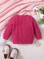 2023 Leisure Fashion Comfortable Cute 3d Bow Decoration Baby Girls' Sweatshirt