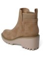 Chelsea Boots for Women Wedges Ankle Boots Platform Lug Sole Boots Slip on Elastic Fall Boots Chunky Block Booties