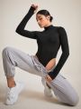 SHEIN Dance Studio Backless Sports Bodysuit