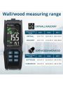 Take to Moisture Meter 20-40mm Analysis Depth with Colour LCD Alarm Function Hold Function Moisture Meter for Walls, Wood, Masonry, Concrete, Plaster, Building Materials