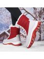 Women's Winter Fashionable, Casual, Comfortable, Simple Design, Fleece Lined, Warm, Non-slip Snow Boots