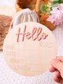 Newborn Photography Prop Set With Letter Pattern