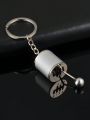1pc Car Modification Keychain With 6-speed Transmission Gearbox Shape, Manual Transmission Keychain Pendant, Toy Gift For Passing Driver's License Exam