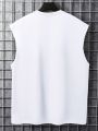 Manfinity Men'S Wide-Shouldered Vest Top With Letter Print