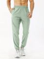 Daily&Casual Men's Sporty Joggers With Pockets And Ribbed Cuffs
