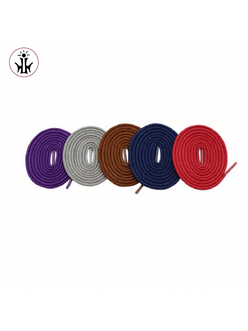 Fashion Solid Color Braided Shoelaces For Sneakers, Boots