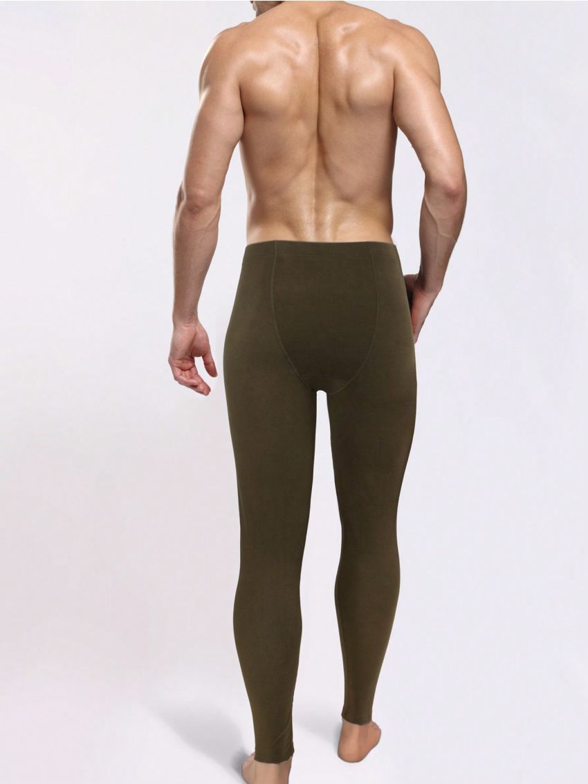 Men's Solid Color Warm Underwear Bottoms
