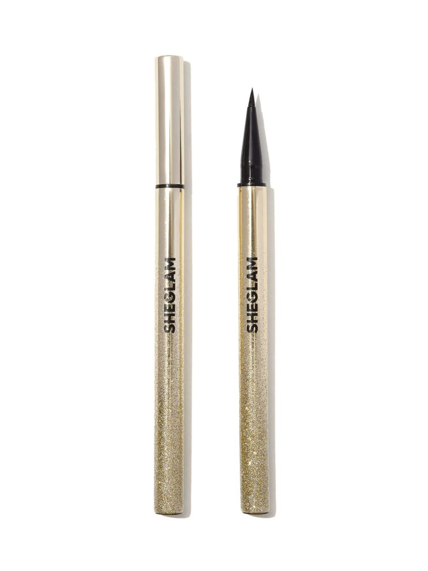 SHEGLAM Line & Define Waterproof Liquid Eyeliner - Brown Long Lasting Matte Eyeliner Pencil Sweatproof No Smudge Professional Eye Make Up