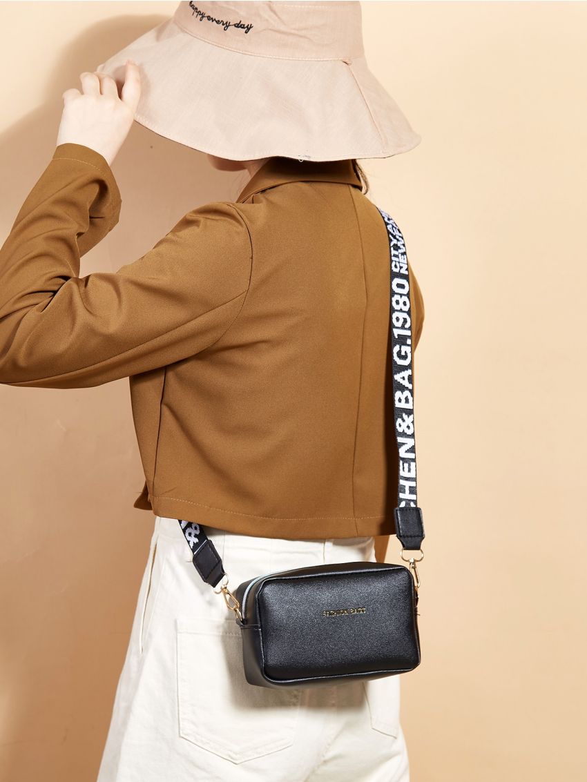 Mini Letter Graphic Dome Bag