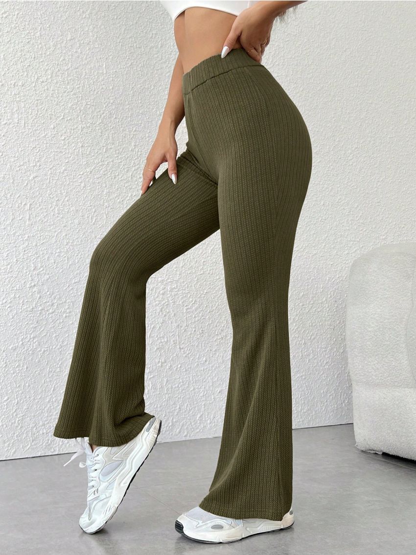 SHEIN PETITE Women'S Flare Pants