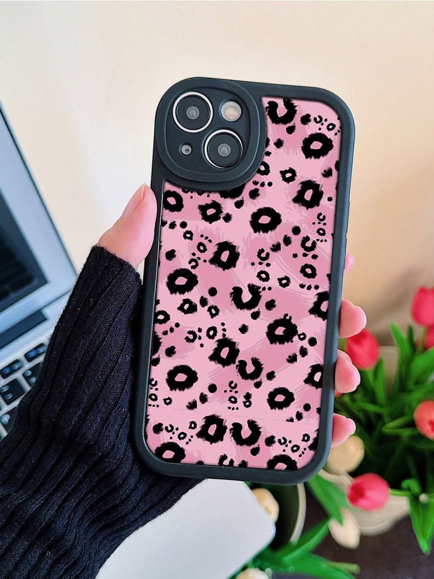 Verve Patterns Fashionable Pink Leopard Print Phone Case