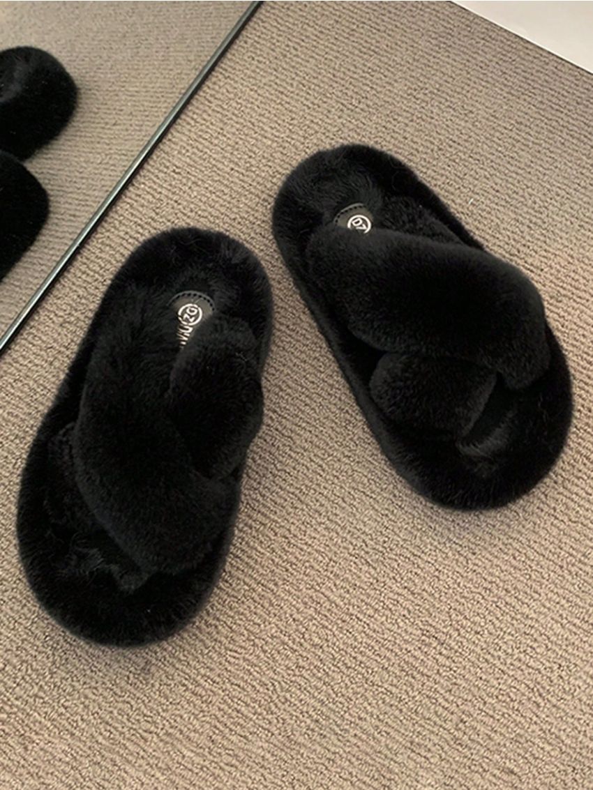 New Winter Women's Fashionable Thick-soled Outdoor Indoor Slippers, Soft & Comfortable Daily Wear