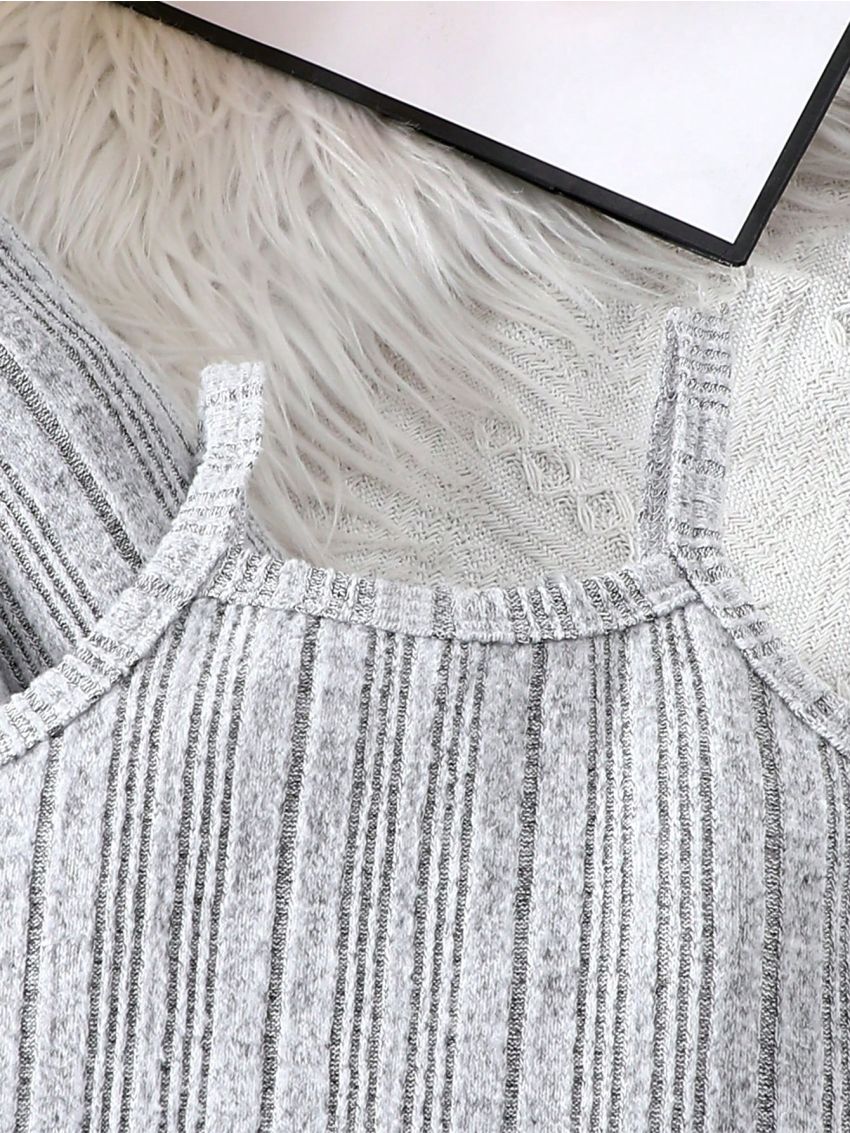 Baby Girls' Button-Up Coat And Romper Jumpsuit Set With Shoulder Straps