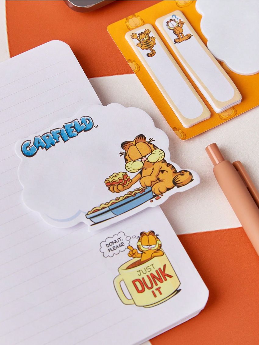 GARFIELD X SHEIN Cartoon Print Sticky Notes