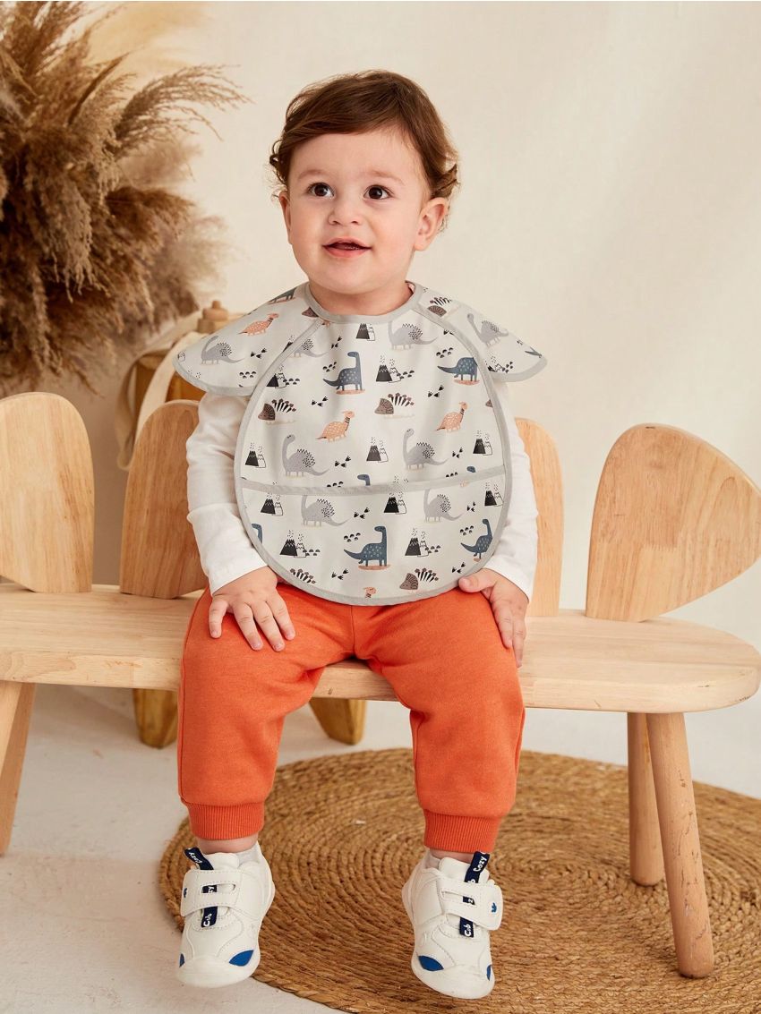 Cozy Cub 1pc Baby Dinosaur Waterproof Bib