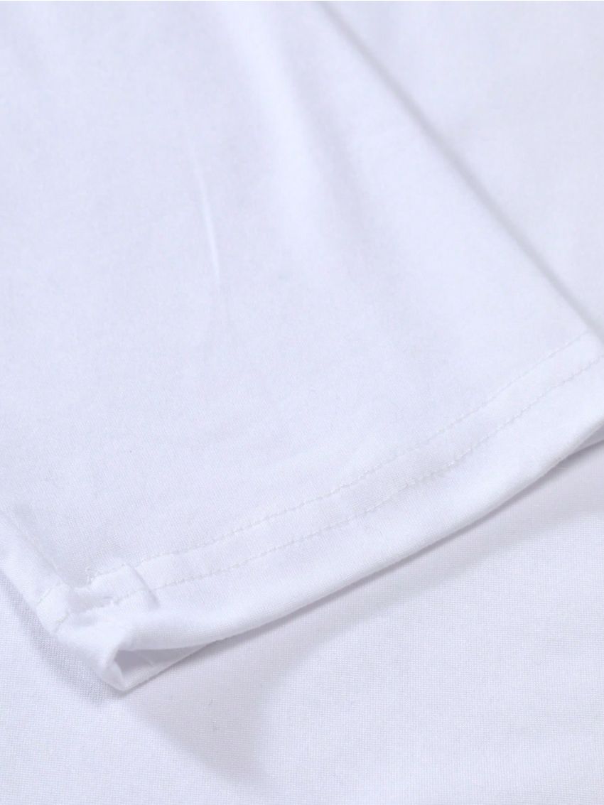 Manfinity Men Solid Drop Shoulder Tee