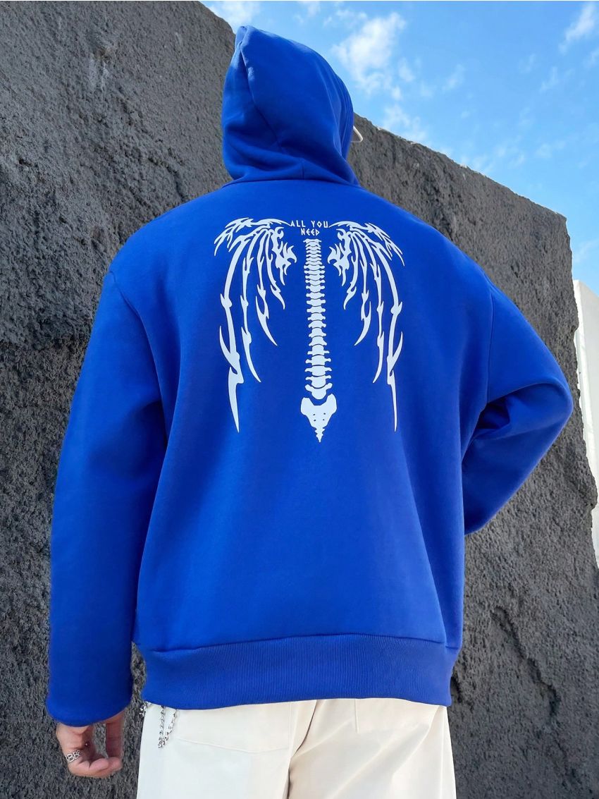 Manfinity Hypemode Men's Wing Printed Hoodie