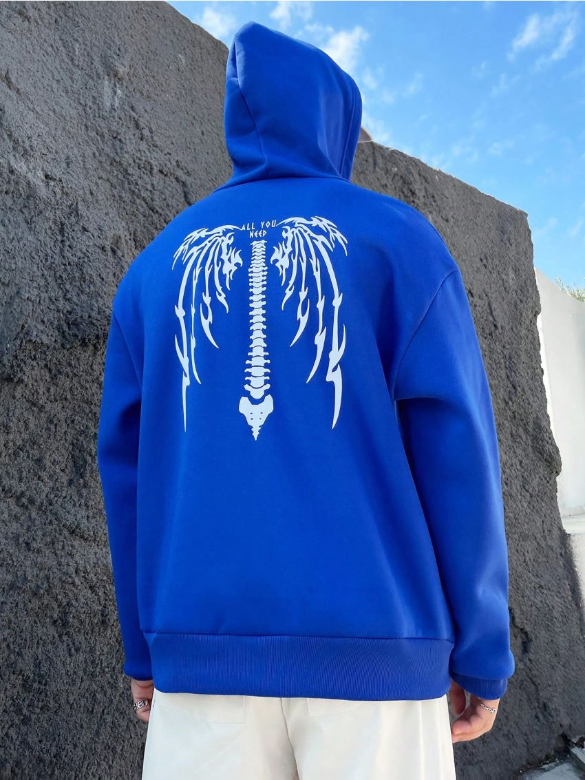 Manfinity Hypemode Men's Wing Printed Hoodie