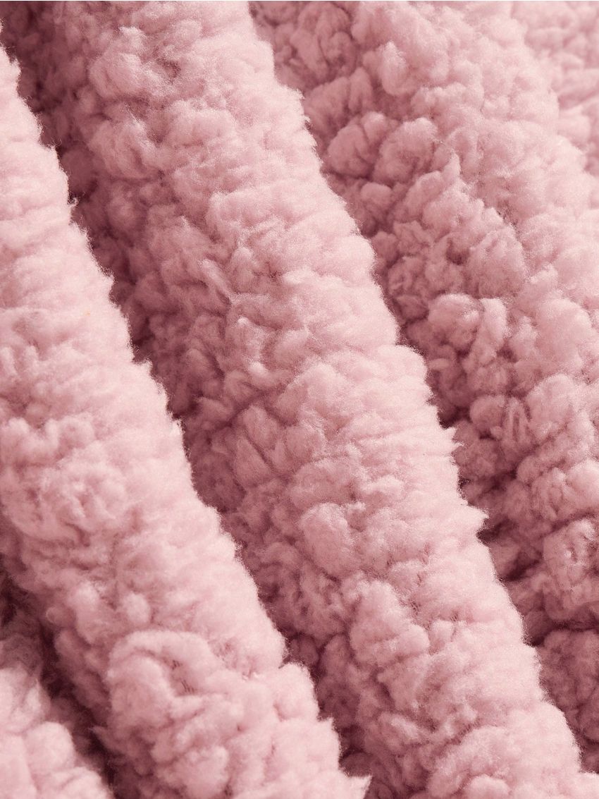 Cozy Cub Baby Girl Hooded Teddy Coat With Bag