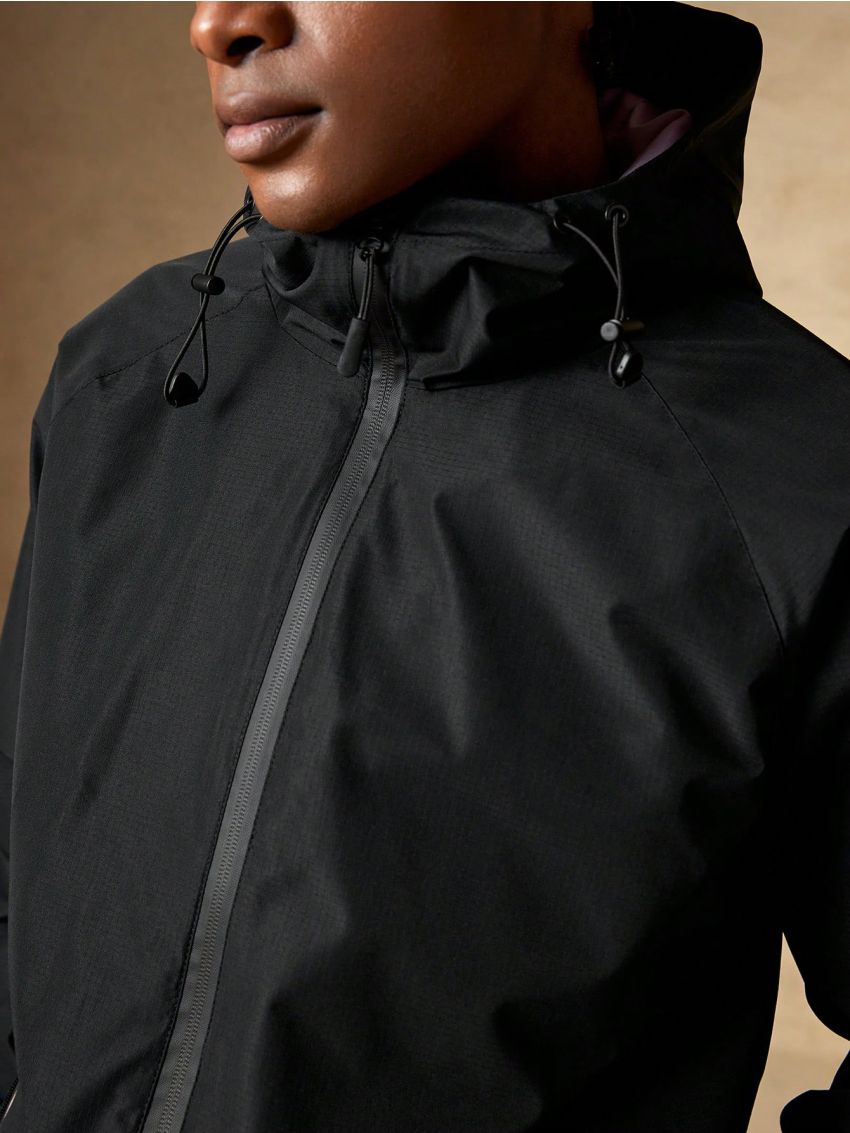 SHEIN In My Nature Men Zip Up Hooded Jacket