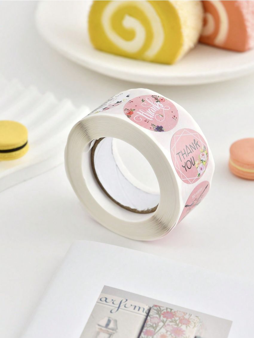 500pcs Handmade With Love Stickers For Gift Packaging Bags