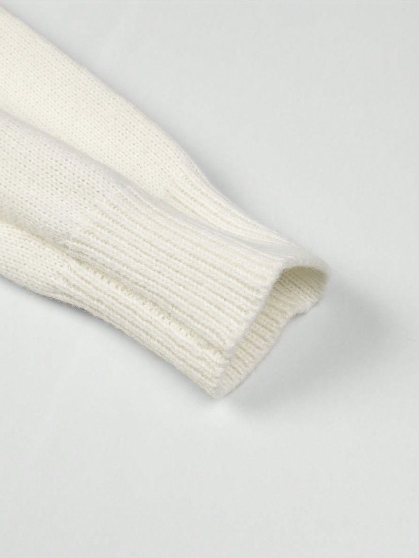 Men's Solid Stand Collar Cardigan With Front Button Closure