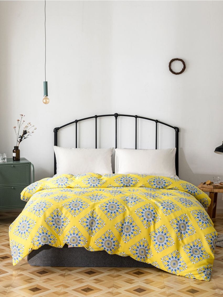 Graphic Print Duvet Cover Without Filler