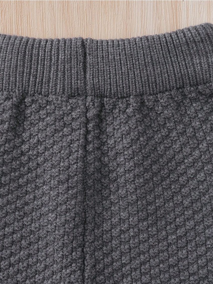 Baby Boy Solid Sweater Pants