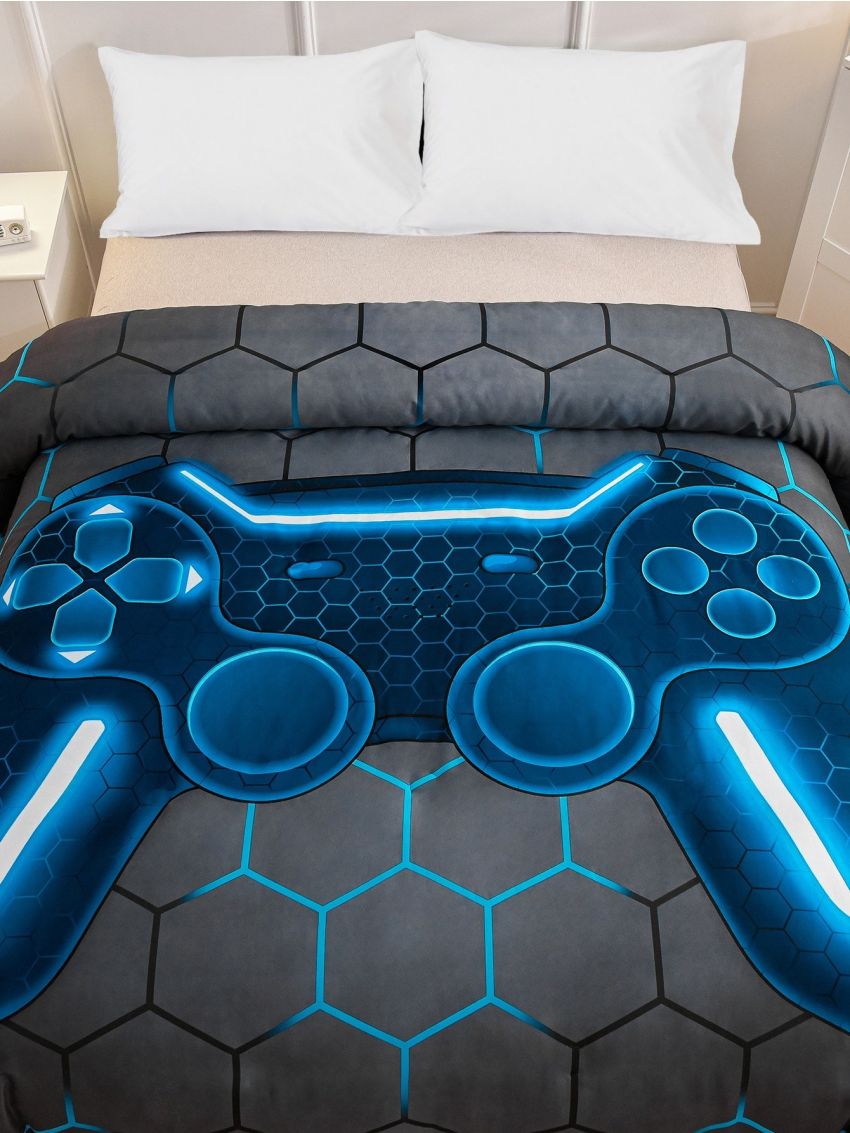 Gamepad Print Duvet Cover Without Filler