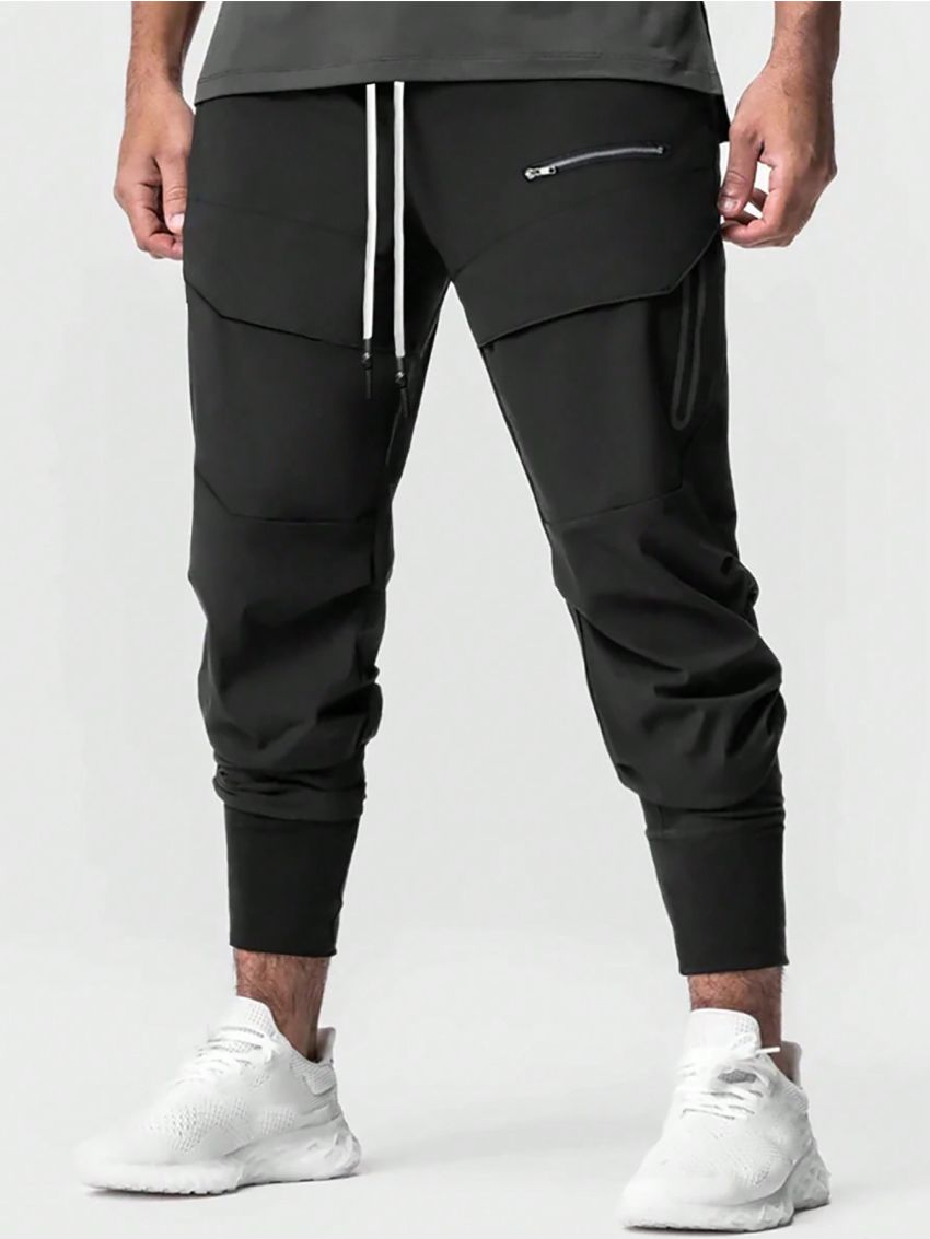 Manfinity Homme Loose Men's Drawstring Waist Pants