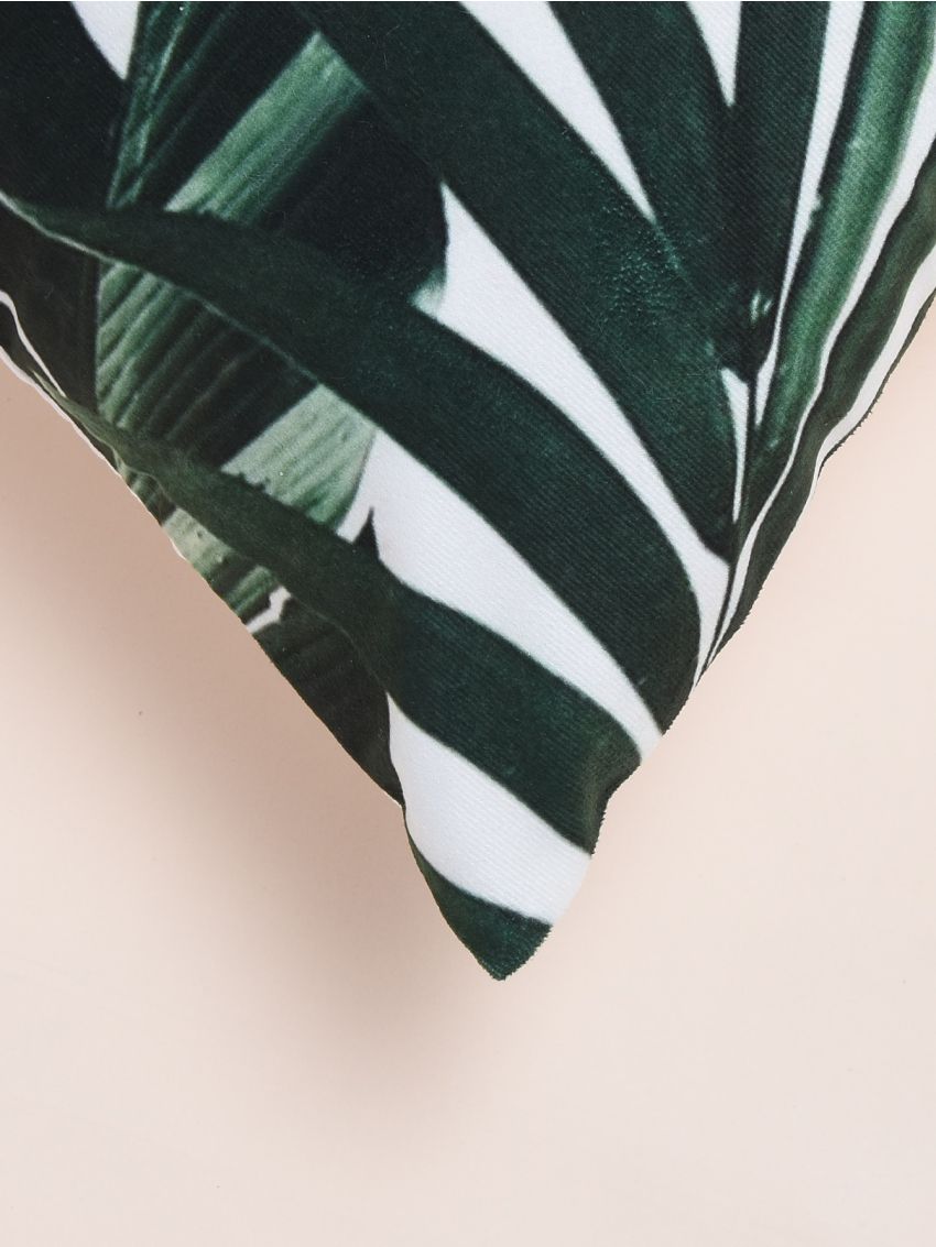 Tropical Plant Print Lumbar Pillowcase Without Filler