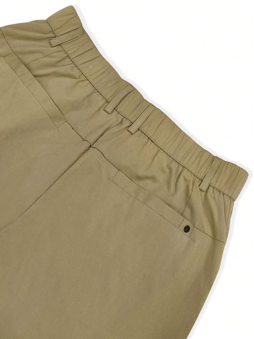 Manfinity Homme Men's Fashionable Slim Fit Tapered Pants