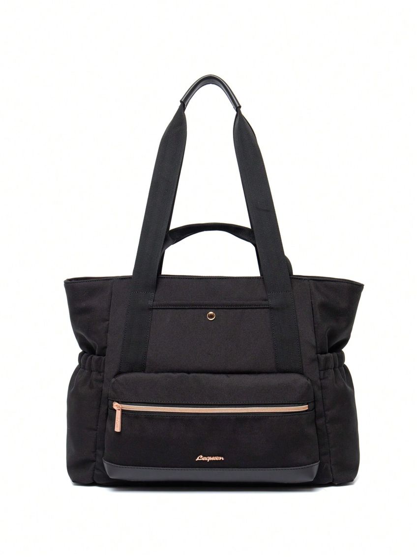 1pc Large Capacity Oxford Cloth Mommy Bag Multifunctional Maternal And Child Bag Hand-held Shoulder Diaper Bag For Travel And Outing, Suitable For Storage Use