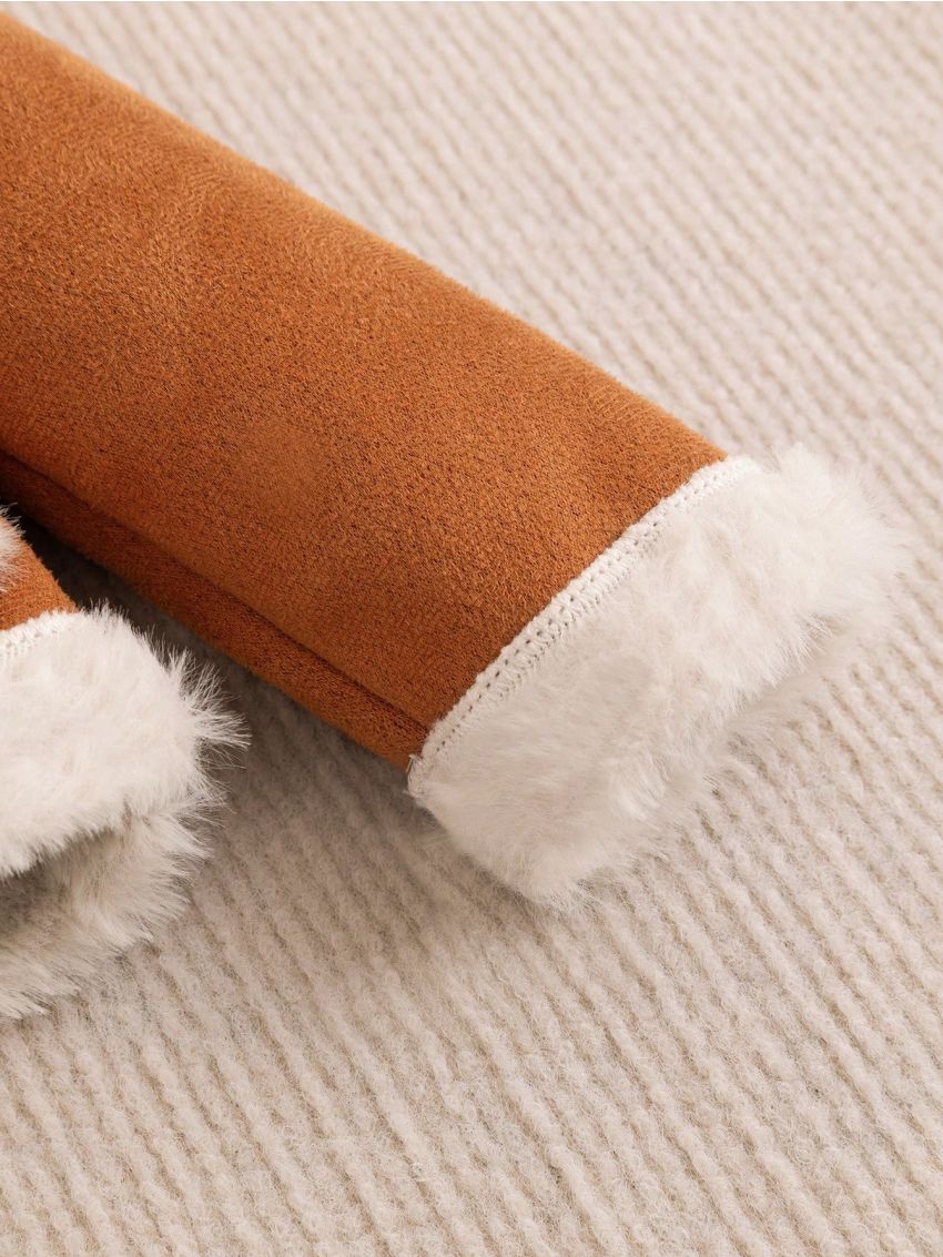 Infant Girls' Winter Camel Coat