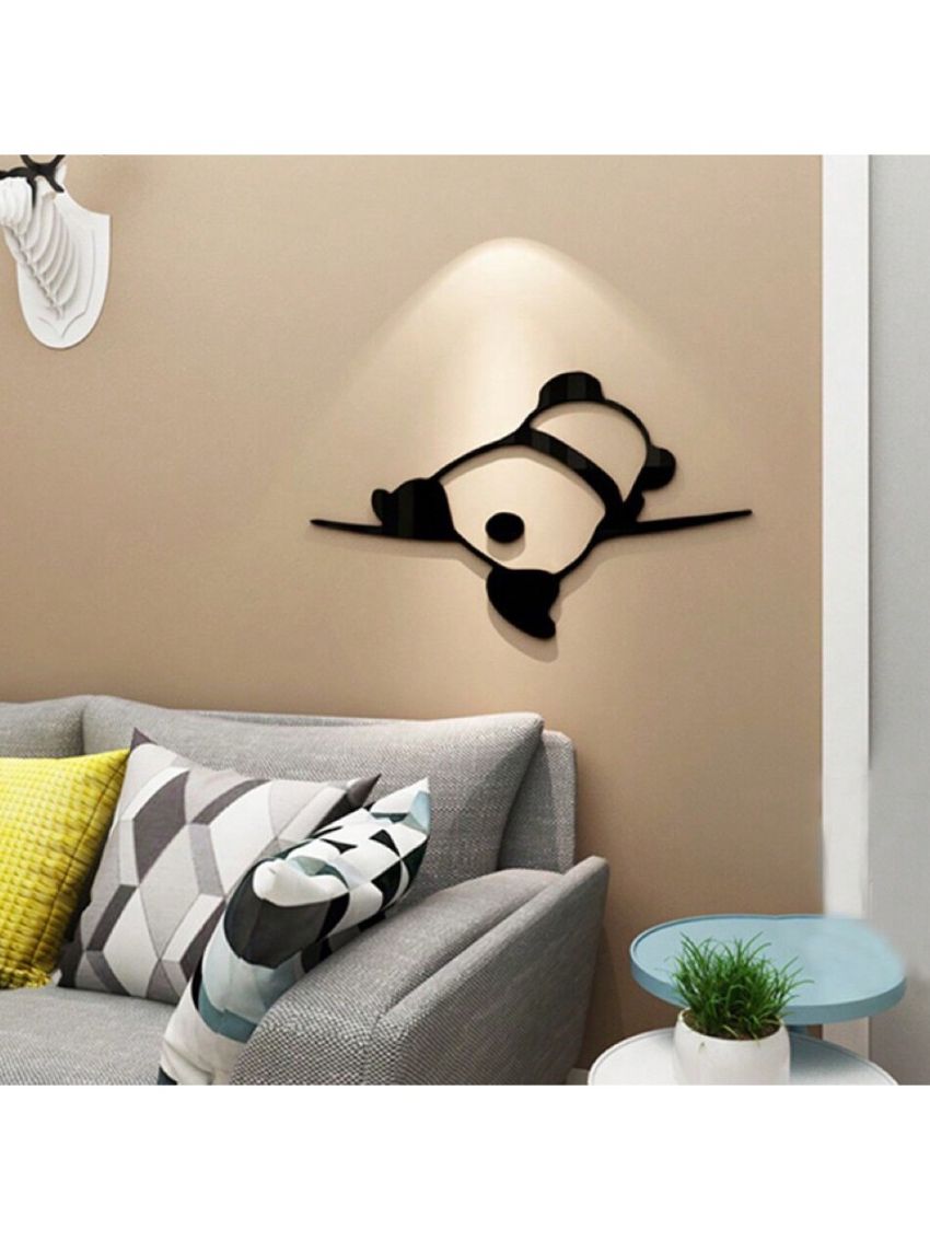 1pc 55cm Cute Cartoon Panda Acrylic Wall Sticker