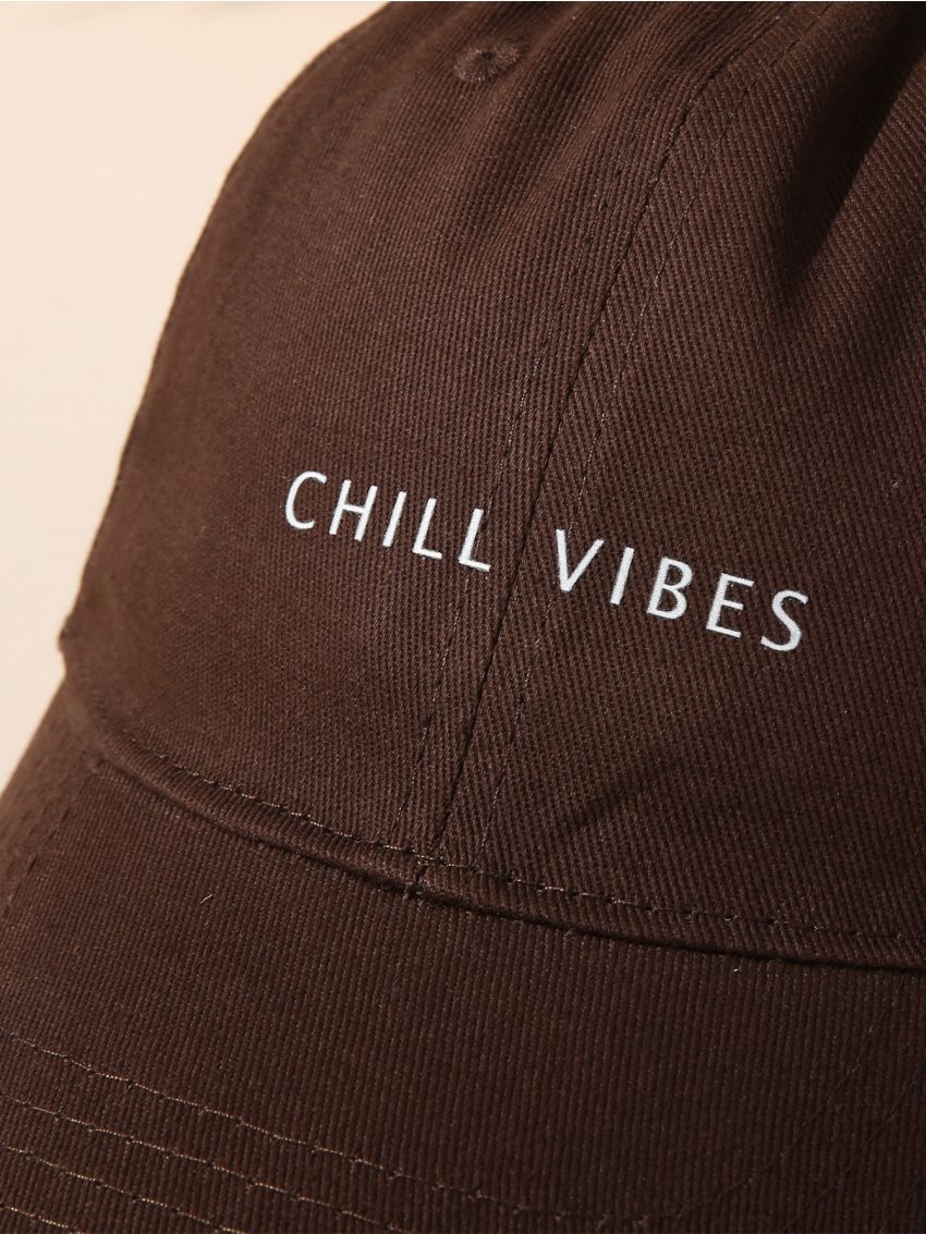 Letter Graphic Baseball Cap Casual