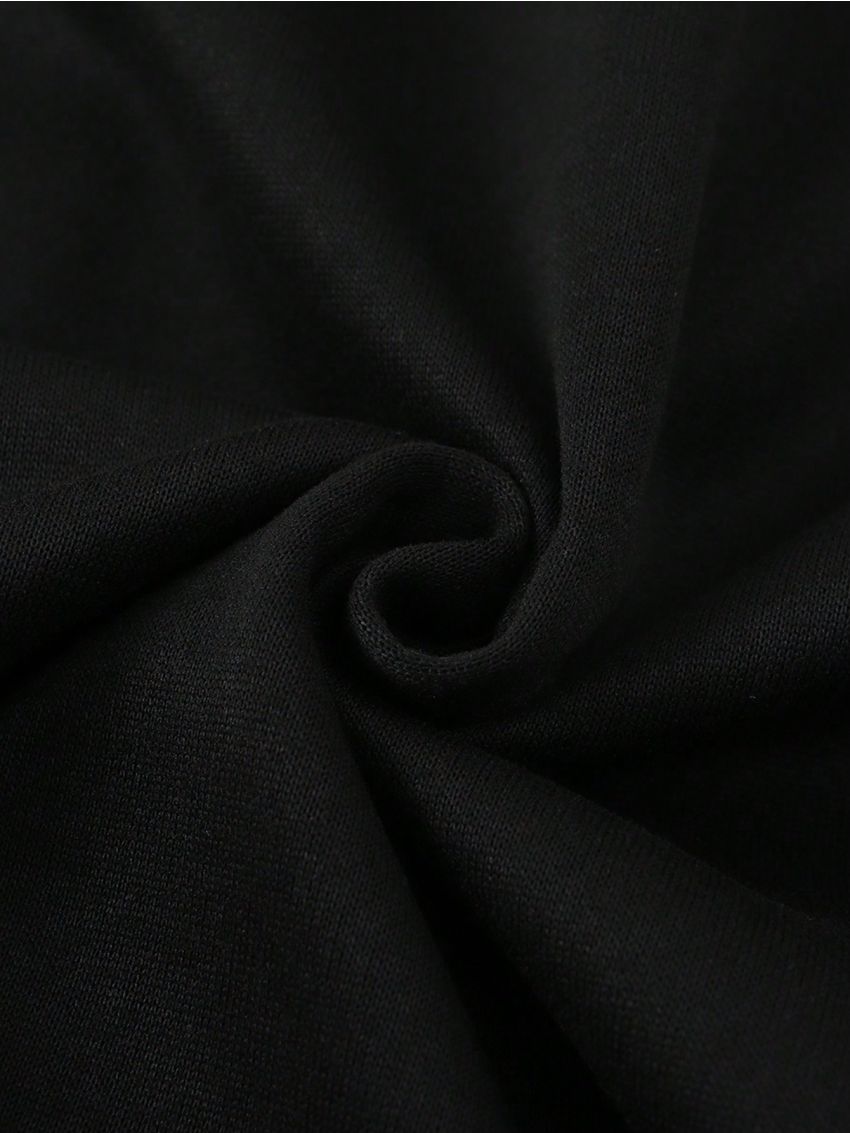 Manfinity EMRG Men's Cartoon Printed Striped Trim Jacket