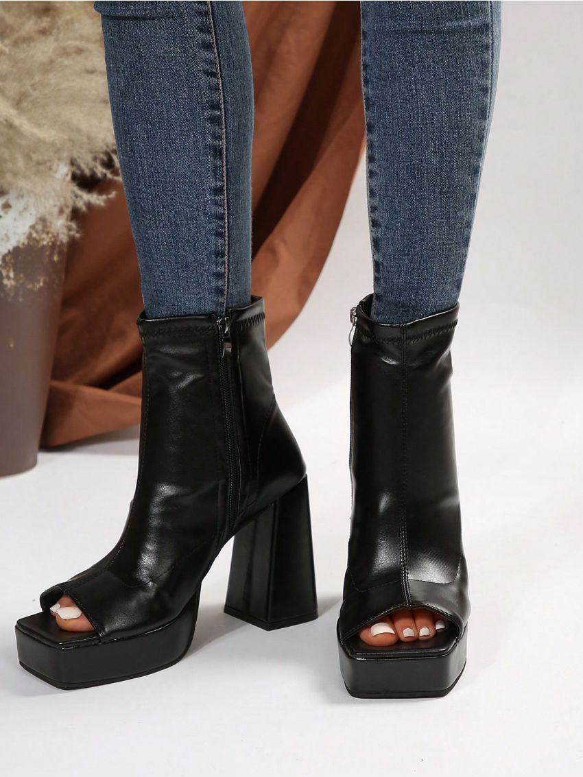 New Arrival Spring & Autumn Fashionable Single Ankle Boots For Daily Wear
