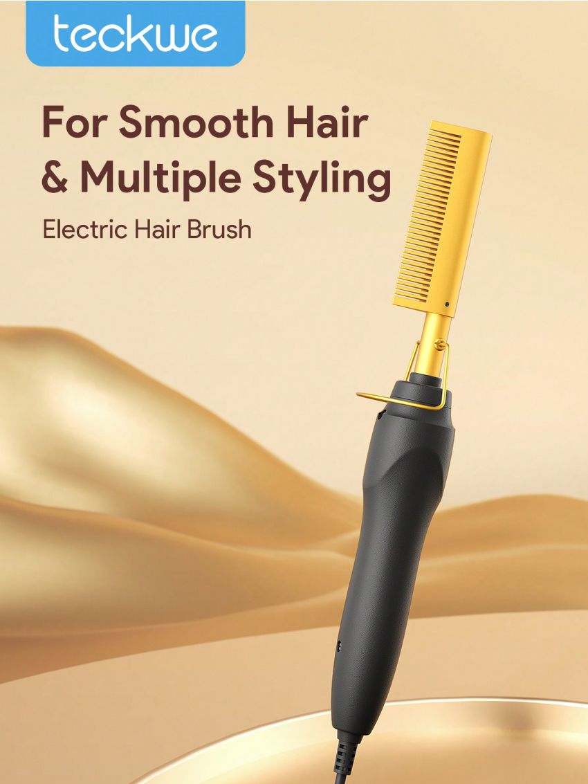 Teckwe Electric Hair Comb, Hair Styling Tool For Home Use