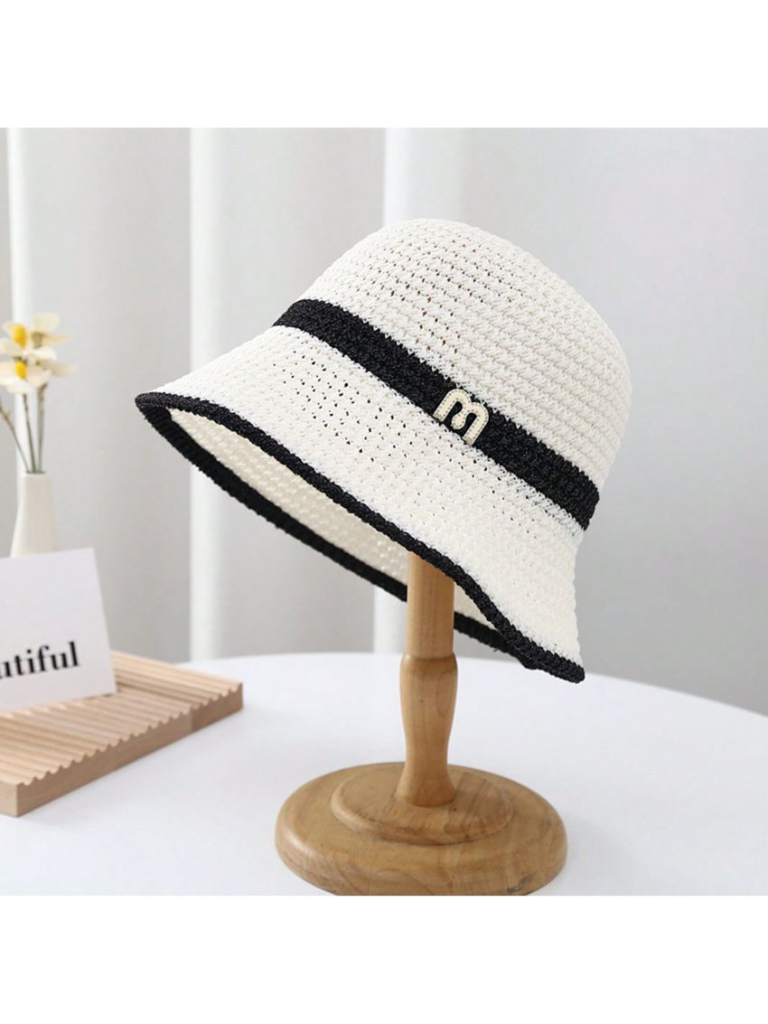 1pc Sun Protection Wide Brim Fisherman Hat For Large Head